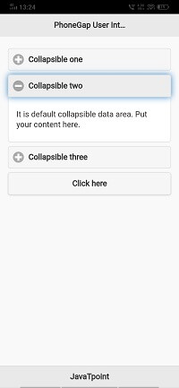 Collapsible Content Blocks