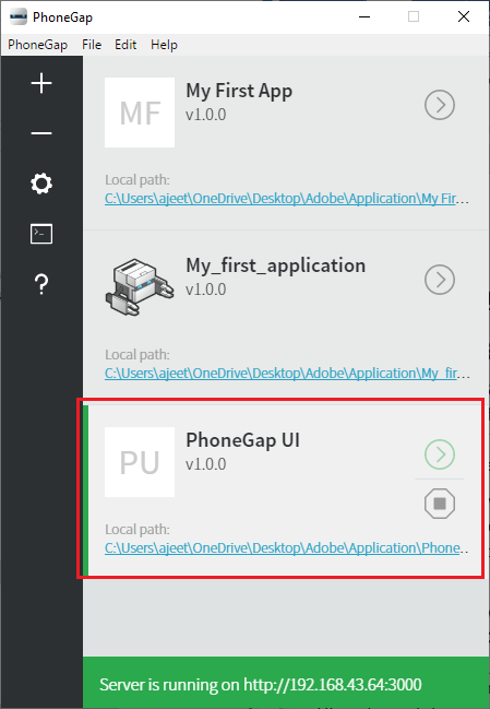 在 PhoneGap 中创建多页 UI