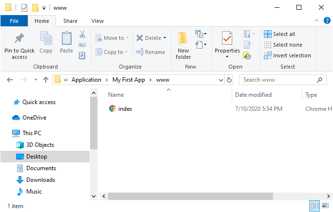 制作第一个 PhoneGap 应用程序