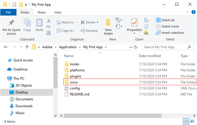 制作第一个 PhoneGap 应用程序