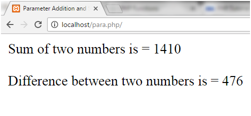PHP 参数化函数 1