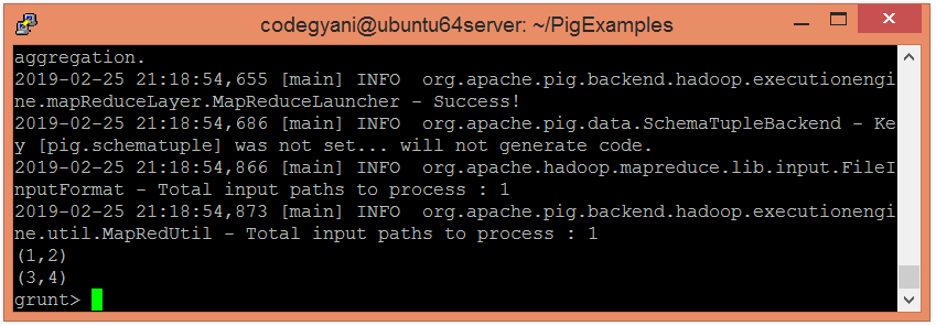 Apache Pig UNION Operator