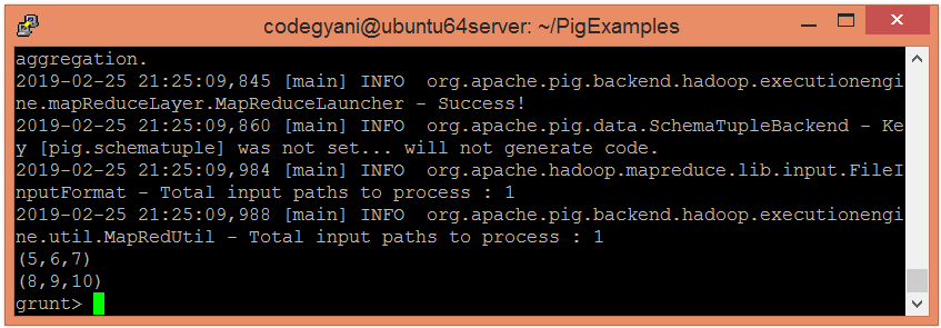 Apache Pig UNION Operator