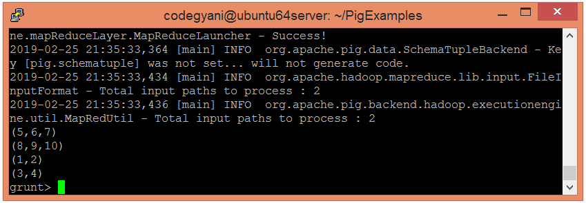 Apache Pig UNION Operator