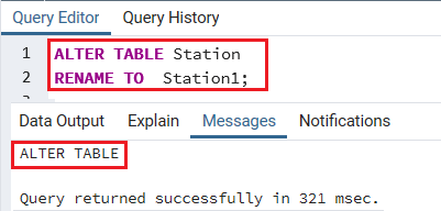 PostgreSQL ALTER table