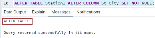 PostgreSQL ALTER table