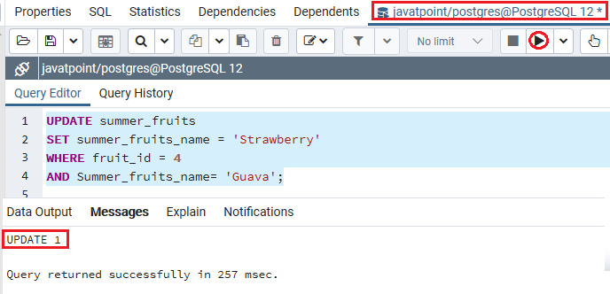 PostgreSQL AND Condition