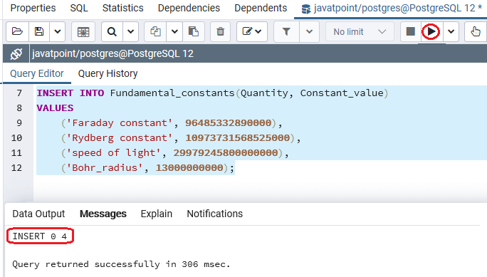 PostgreSQL BIGINT