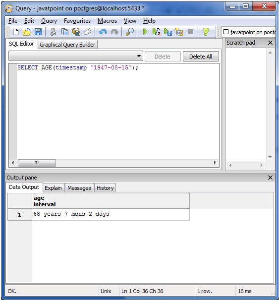 PostgreSQL Date＆Time2