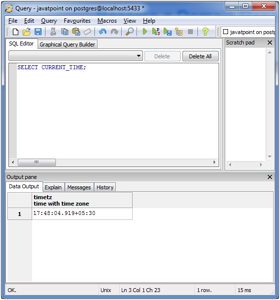 PostgreSQL Date＆Time3