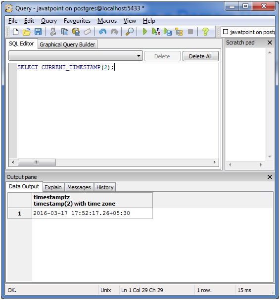 PostgreSQL Date＆Time6