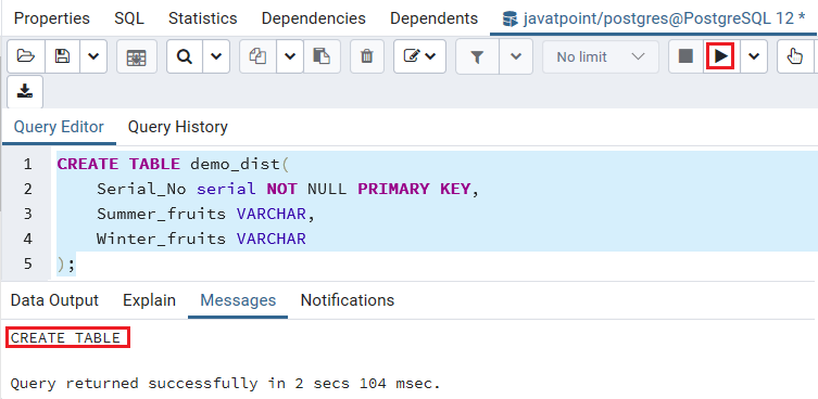 PostgreSQL DISTINCT