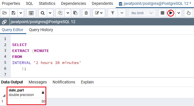 PostgreSQL Interval