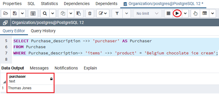 PostgreSQL JSON