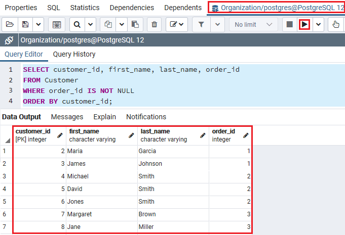 条件之间的PostgreSQL