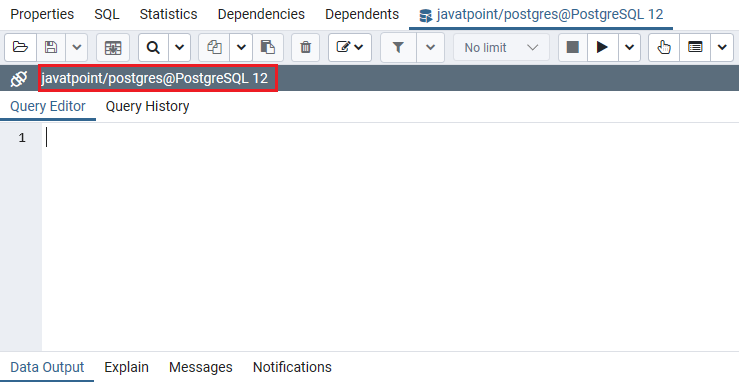 PostgreSQL选择数据库