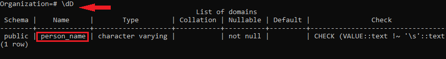PostgreSQL用户定义的数据类型