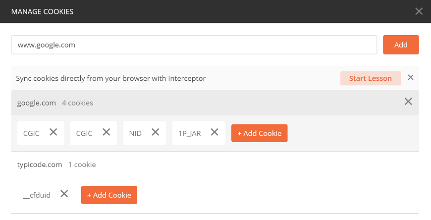 Cookies in Postman