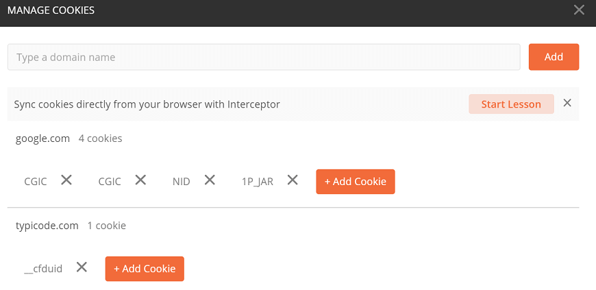 Cookies in Postman