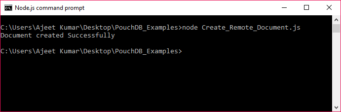 PouchDB创建文档3
