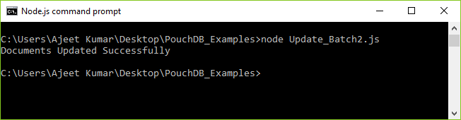 PouchDB更新批处理1