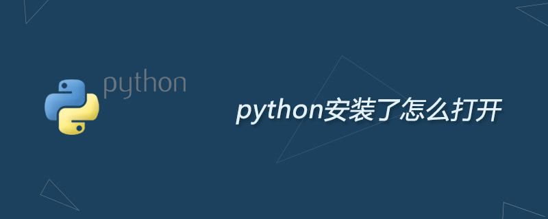 Python安装了咱们打开