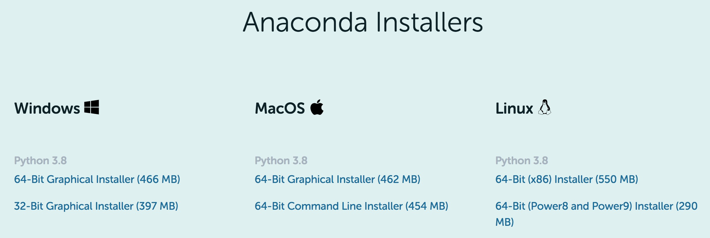 Anaconda下载