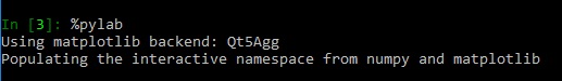 ％pylab