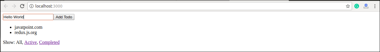 React Redux示例