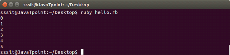 Ruby redo statement 1