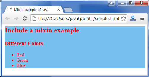 Sass Inclusionamixin3