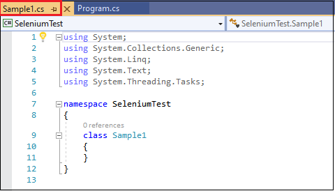 带有C#教程的Selenium