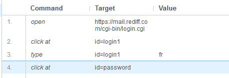 Selenium IDE-定位策略，由ID