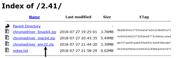 Selenium WebDriver在Chrome浏览器上运行测试