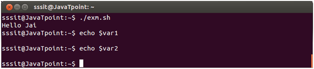 Linux Shell Scripting Variables 2
