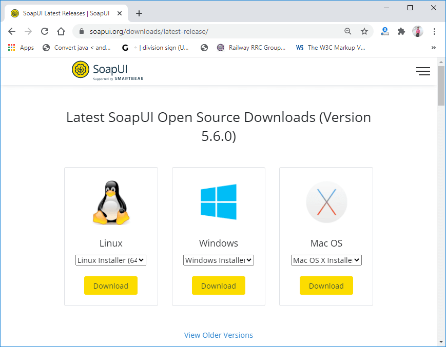 下载和安装SOAPUI