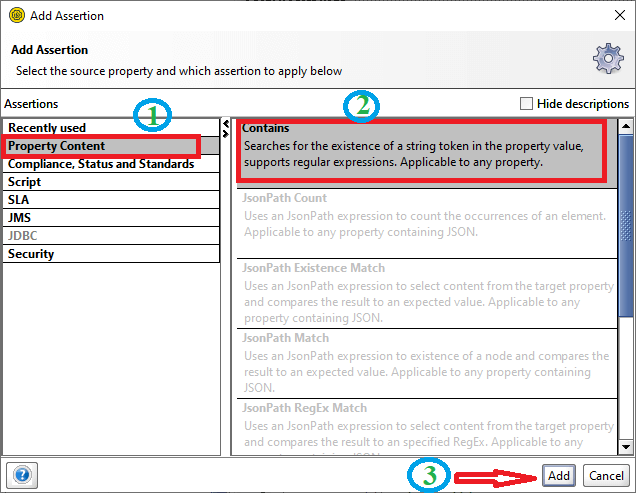 SoapUI Assertions