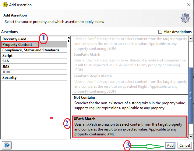 SoapUI Assertions