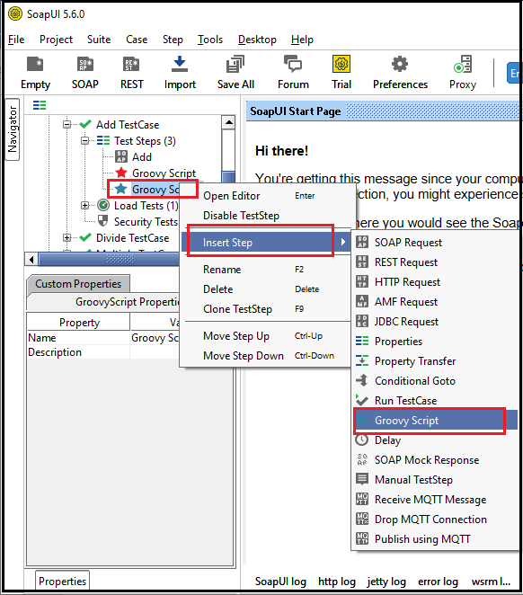 SoapUI Groovy Script