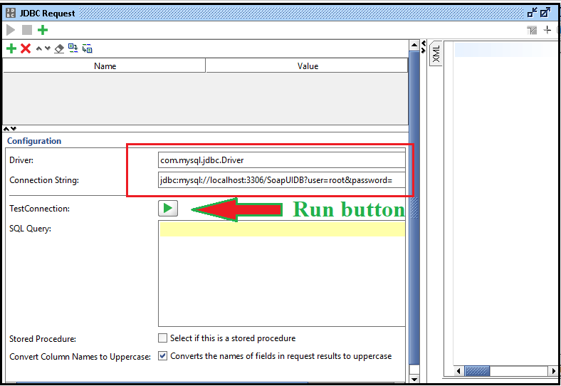 SoapUI JDBC