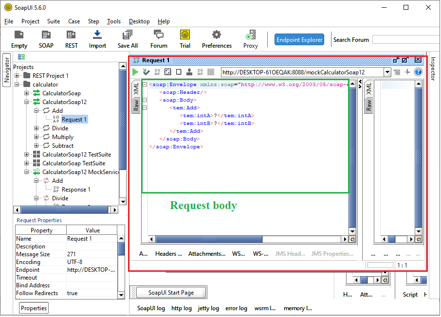 SoapUI Mock Service