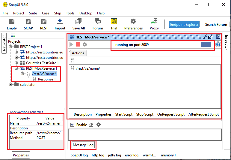 SoapUI Mock Service