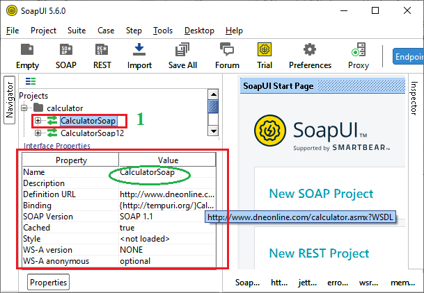 SoapUI Properties