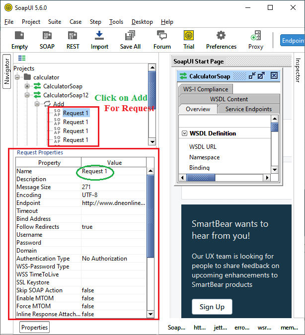 SoapUI Properties