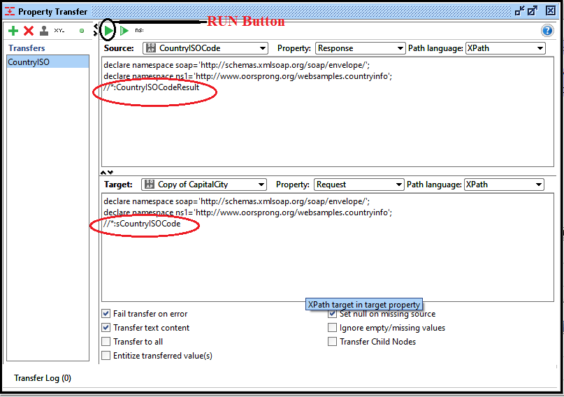 SoapUI Property Transfer