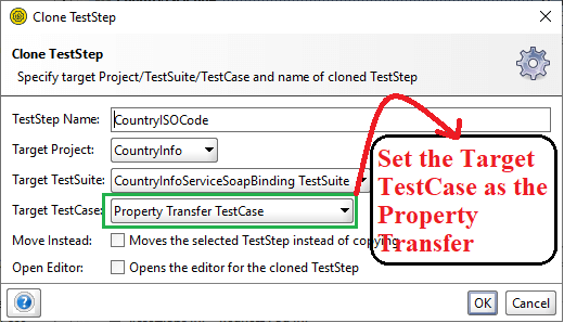 SoapUI Property Transfer