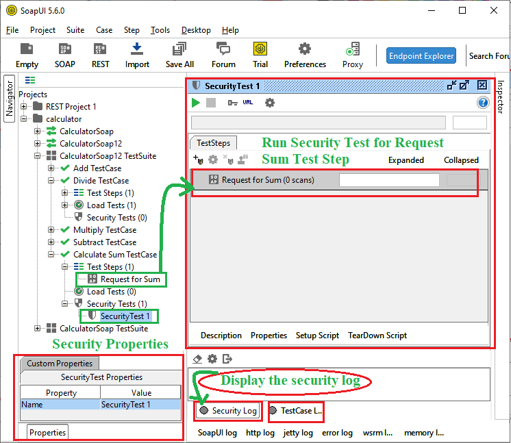 SoapUI Security Test