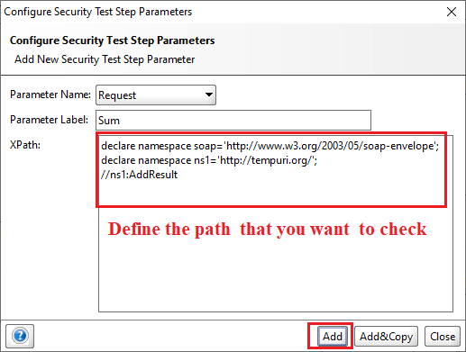 SoapUI Security Test