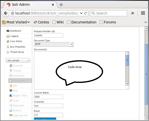 Indexing in Apache Solr