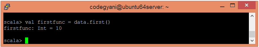 Spark First Function